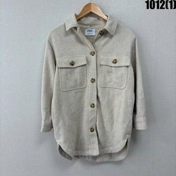 [BUNJANG] Zara Beige Shirt Jacket S / 자라 셔츠 자켓 베이지 s