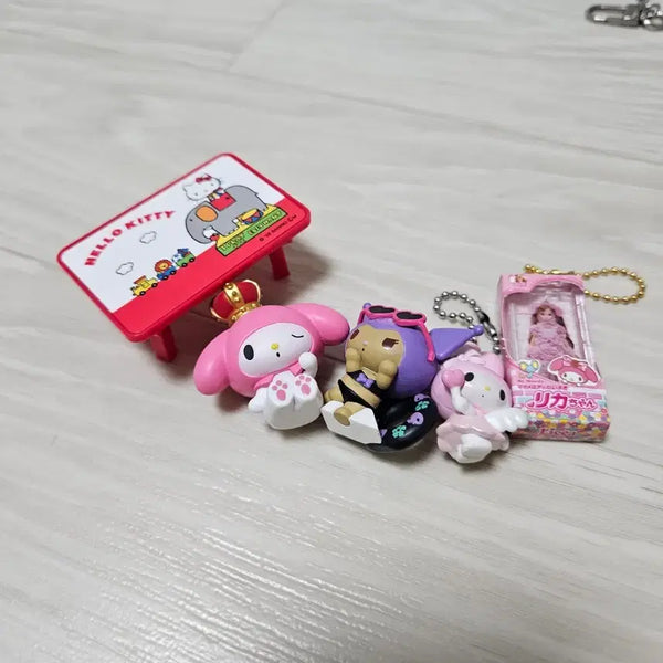 [BUNJANG] Sanrio Gacha Figure Keychain Bundle Set / 산리오 가챠 피규어 키링 판매 양도