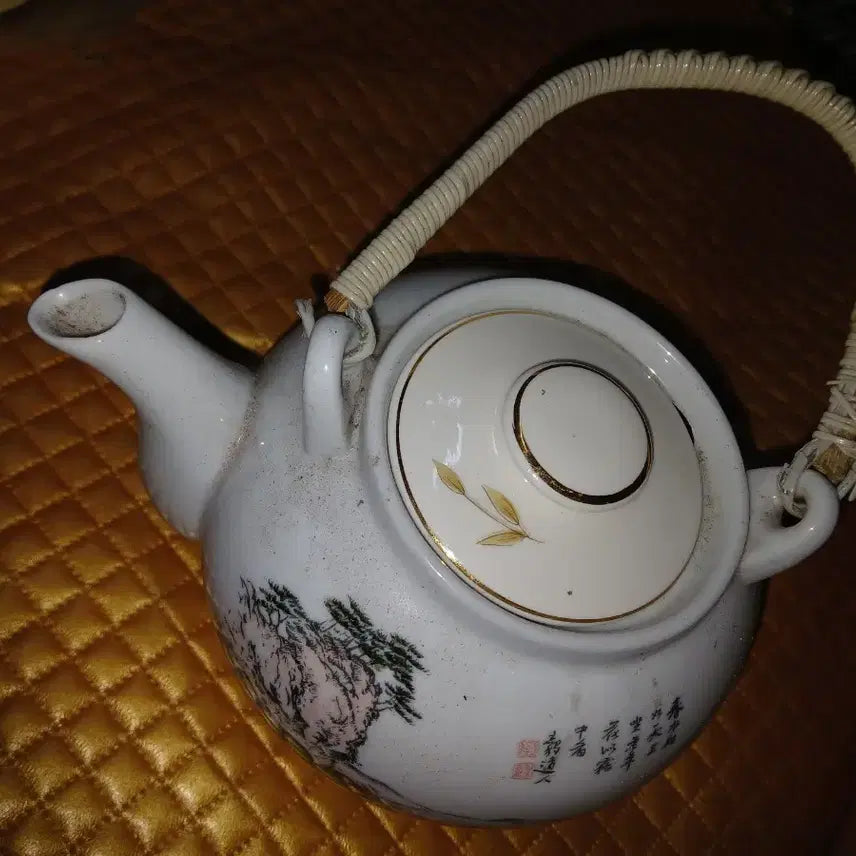 [BUNJANG] Vintage Korean Celadon Teapot / 빈티지골동품 도자기 탕관 찻 주전자