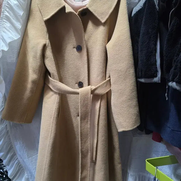[BUNJANG] M-Sense Coat Beige / 미센스 코트 베이지
