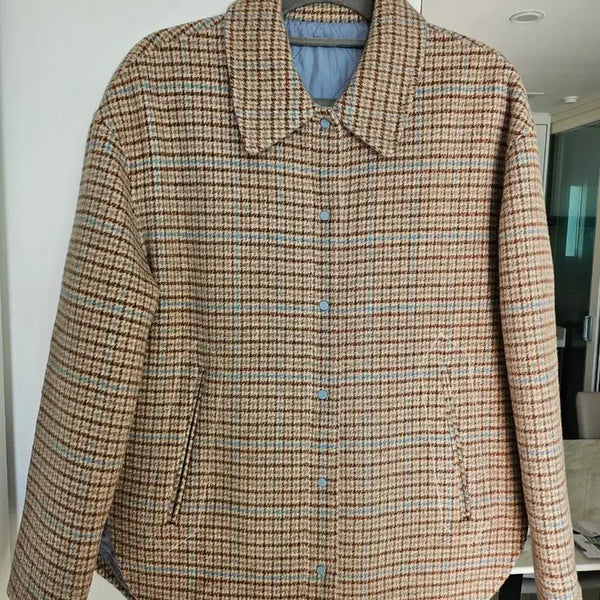 [BUNJANG] Classic Check Pattern Jacket / 체크 패턴 자켓