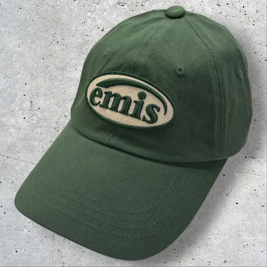 [BUNJANG] Emis New Oval Logo Cap Green / 이미스 뉴 오벌 로고 캡 그린