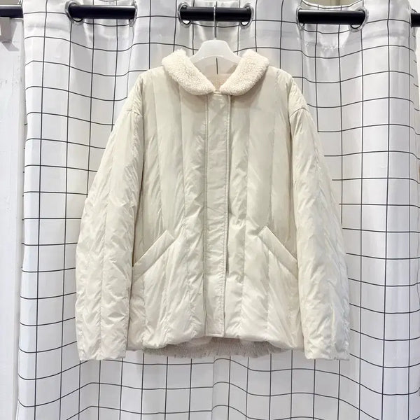 [BUNJANG] KOLON Epigram Shearling Goose Down Padding Jacket / 코오롱 에피그램 양털 구스 패딩