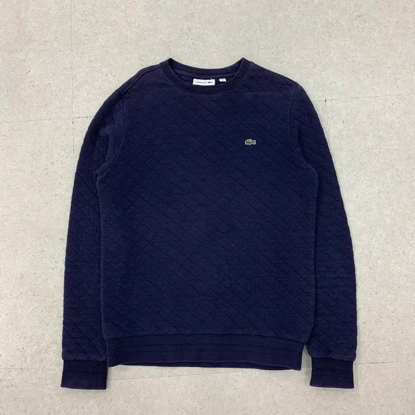 [BUNJANG] Lacoste Quilted Sweatshirt / 라코스테 퀄팅 맨투맨