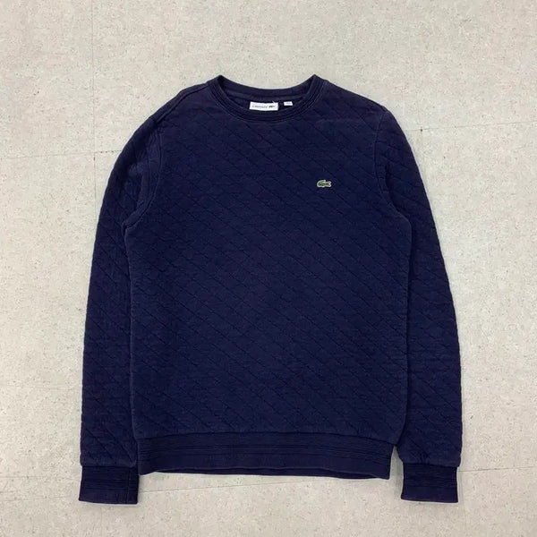 [BUNJANG] Lacoste Quilted Sweatshirt / 라코스테 퀄팅 맨투맨