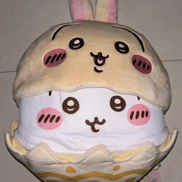 [BUNJANG] Cheeky Rabbit Easter Egg 30cm Plush Doll / (당일발송) 먼작귀 치이카와 우사기 부활절 계란 대머리 30cm 인형 누이