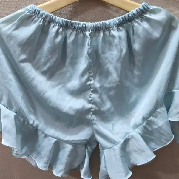 [BUNJANG] Light Blue Ruffle Hem Shorts (Size 90) / 속바지90