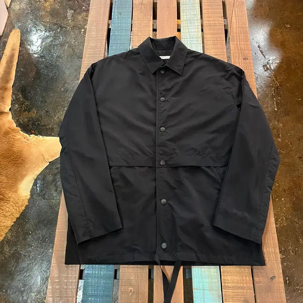 [BUNJANG] John Lawrence Sullivan Layered Coach Jacket Black / 존 로렌스 설리반 레이어드 코치 자켓 일본 유니섹스 빈티지