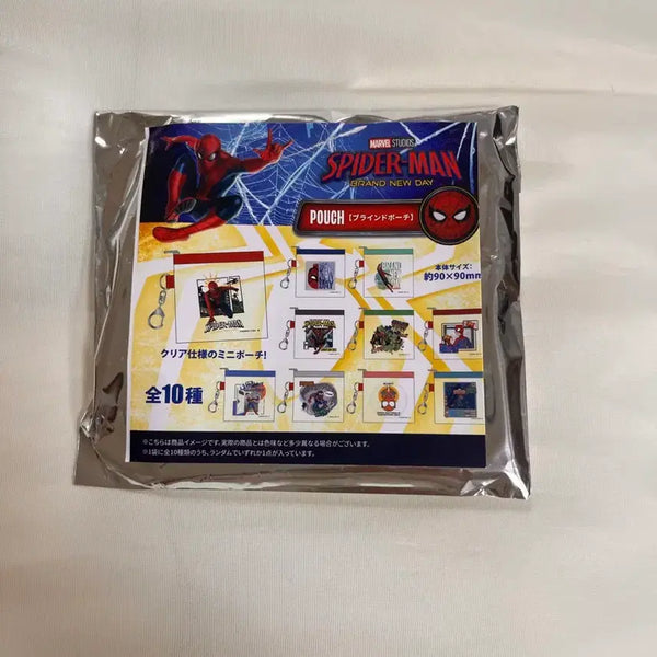 [BUNJANG] Spider-Man Random Pouch Keyring / 스파이더맨 랜덤 파우치 키링