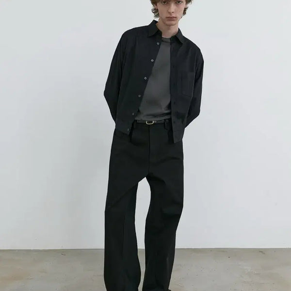 [BUNJANG] aieul Cop Shirts Black / [48] 아이엘 콥셔츠 aieul Cop Shirts