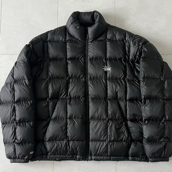 [BUNJANG] Stussy Midweight Puffer Jacket Black / [M] 스투시 미드웨이트 퍼퍼 패딩