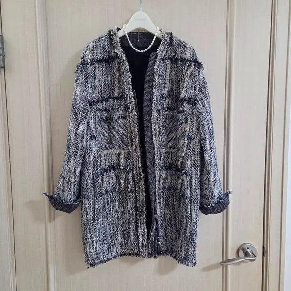 [BUNJANG] System Loose Fit Tweed Jacket / 시스템 고급스런 루즈핏 트위드자켓