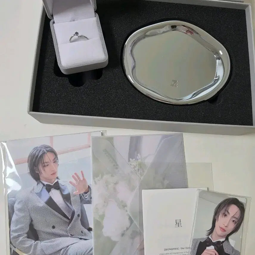 [BUNJANG] 성화 Seonghwa Birthday MD Ring & Tray Full Set / 성화 생일 md 반지,트레이 풀세트