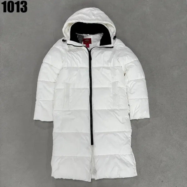 [BUNJANG] Dickies White Long Padded Coat - Size S / 디키즈 롱패딩 화이트 S