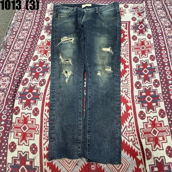 [BUNJANG] PLAC Black Denim Pants Size 34 / PLAC 데님 팬츠 블랙 34 1013