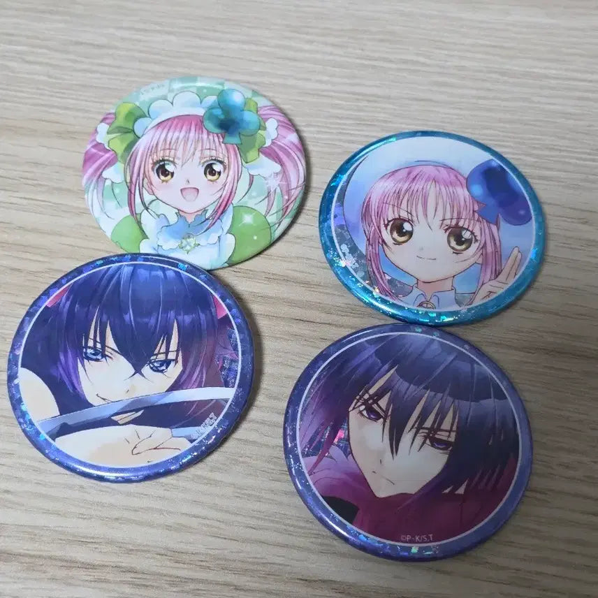 [BUNJANG] Character Transformations Pin Badge Bundle Set Amu & Toma / 캐캐체 핀뱃지 일괄 아무 토마