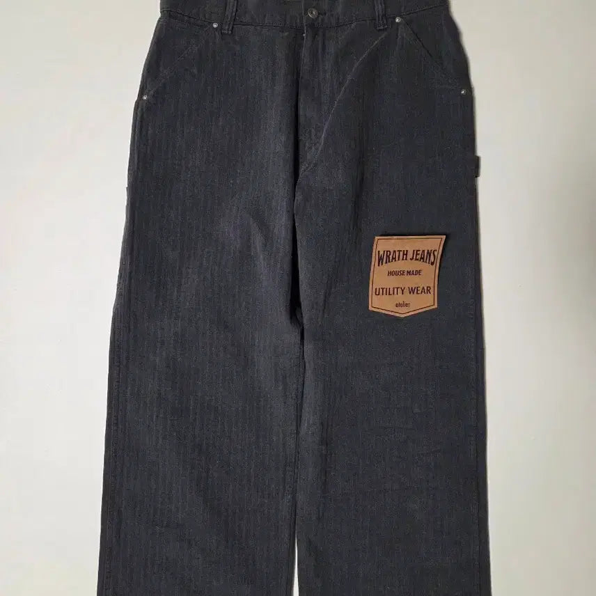 [BUNJANG] Wrath HBT Work Pants (Charcoal) / [34] Wrath LOT009 hbt work pants(charcoal)