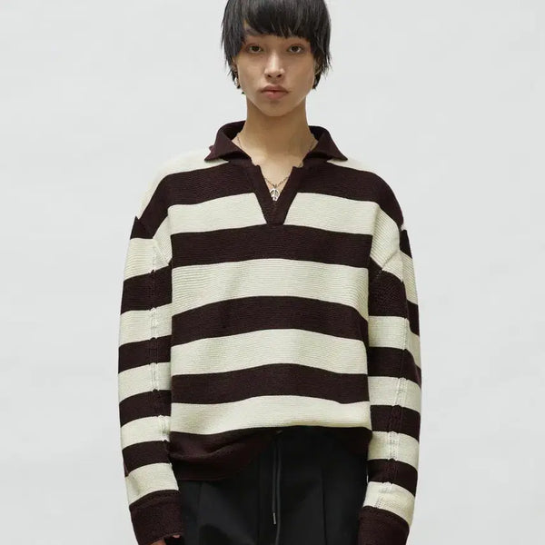 [BUNJANG] Elmood Cara Knit / [46, 100] 엘무드 카라 니트