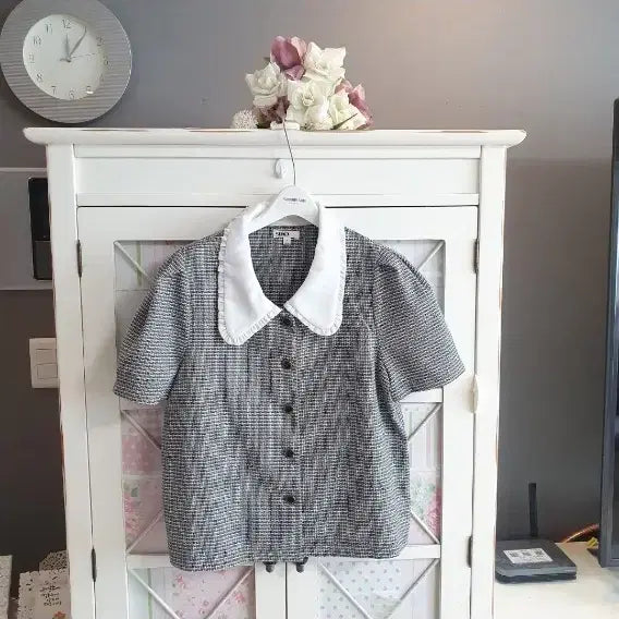 [BUNJANG] SPAO Check Pattern Blouse / spao 블라우스/55-66