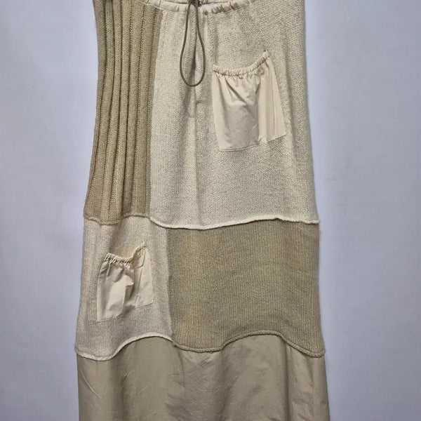 [BUNJANG] ZARA Patchwork Knit Long Skirt / [여자32최대]ZARA 자라 패치워크 니트 롱 스커트