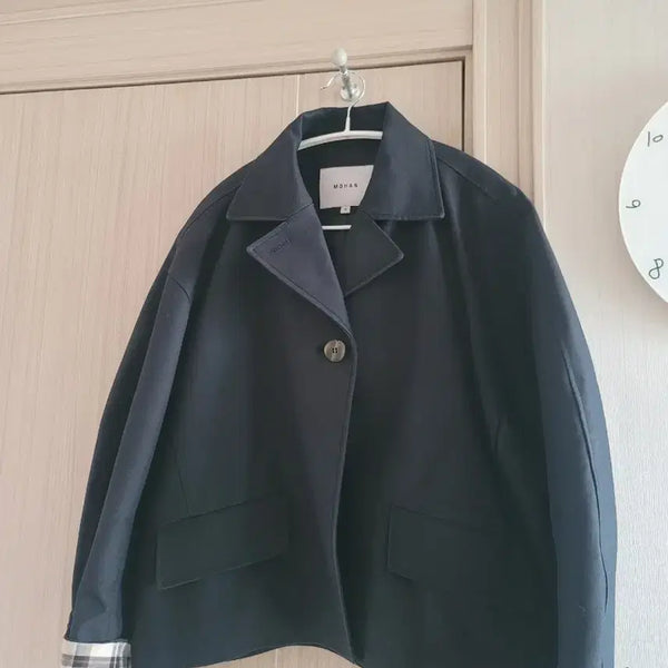 [BUNJANG] MOHAN Navy Fall Jacket / MOHAN 모한 네이비색 가을 자켓