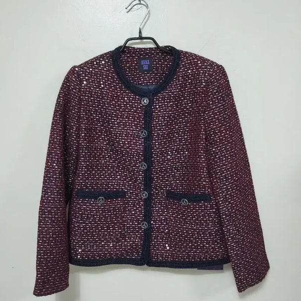 [BUNJANG] Anna Sui Tweed Jacket / 안나수이 트위드 자켓  }.261010