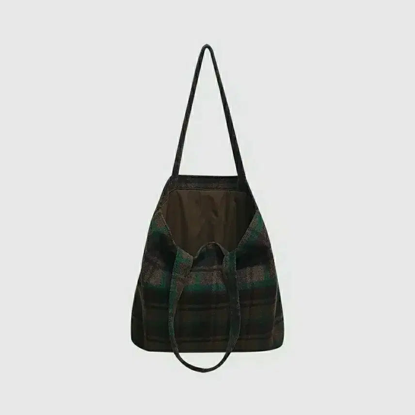 [BUNJANG] Wool Blend Tote Bag / 모직 토트백