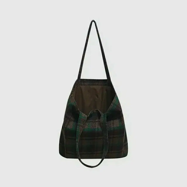 [BUNJANG] Wool Blend Tote Bag / 모직 토트백