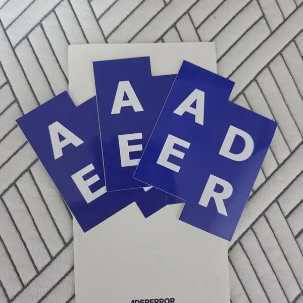 [BUNJANG] ADER Error Sticker, Textbook & Magnet Bundle Set / ADEREROR 스티커 및 텍스트북 및 자석 일괄