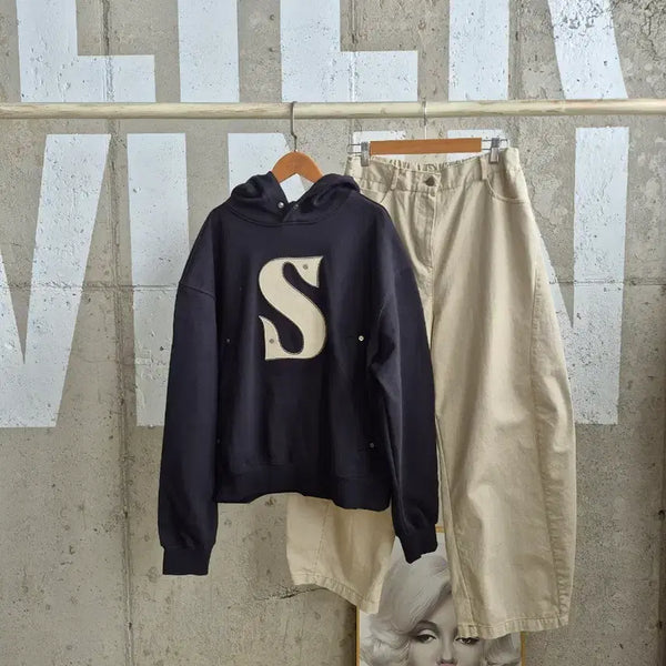 [BUNJANG] SETTER Transitional Hoodie Sweatshirt / 세터 간절기 후드 맨투맨(TS2