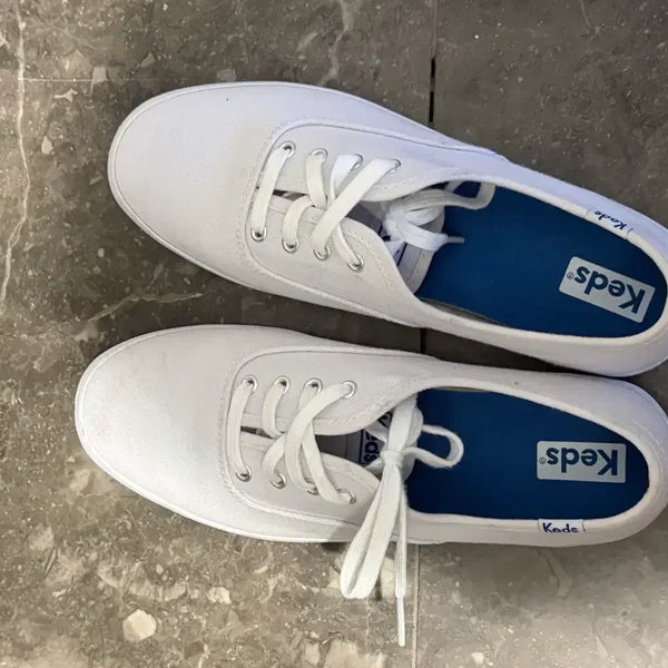 [BUNJANG] Keds White Sneakers / 케즈 keds 화이트 스니커즈