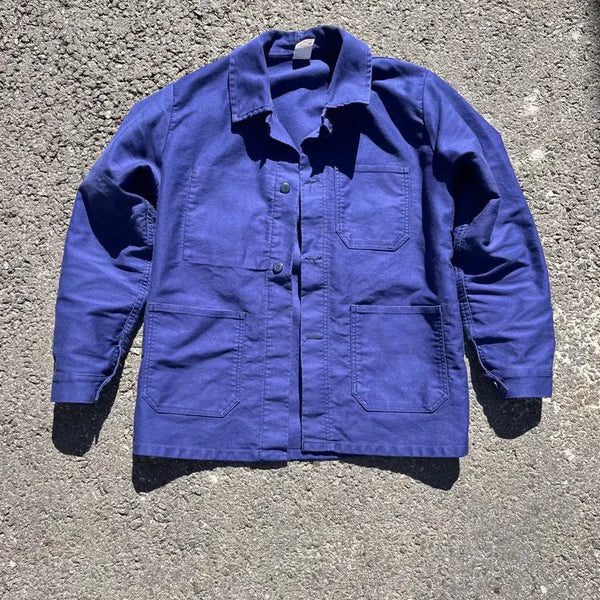 [BUNJANG] French Work Jacket Moleskin / [100] 프렌치워크자켓 몰스킨