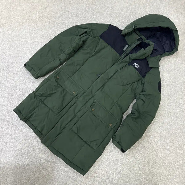 [BUNJANG] Millet 95 Duck Down Hooded Long Padding 1015K1 / 95 밀레 덕 다운 후드 롱 패딩 1015K1