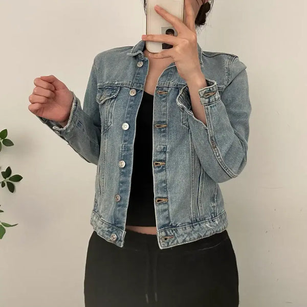 [BUNJANG] ZARA Light Wash Denim Jacket / 자라 청자켓