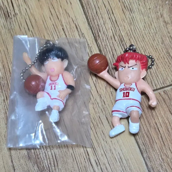 [BUNJANG] Slam Dunk Keychains Figure Set - Classic 90s / 슬램덩크 열쇠고리 피규어 90년대 고전 강백호 서태웅 2개 세트