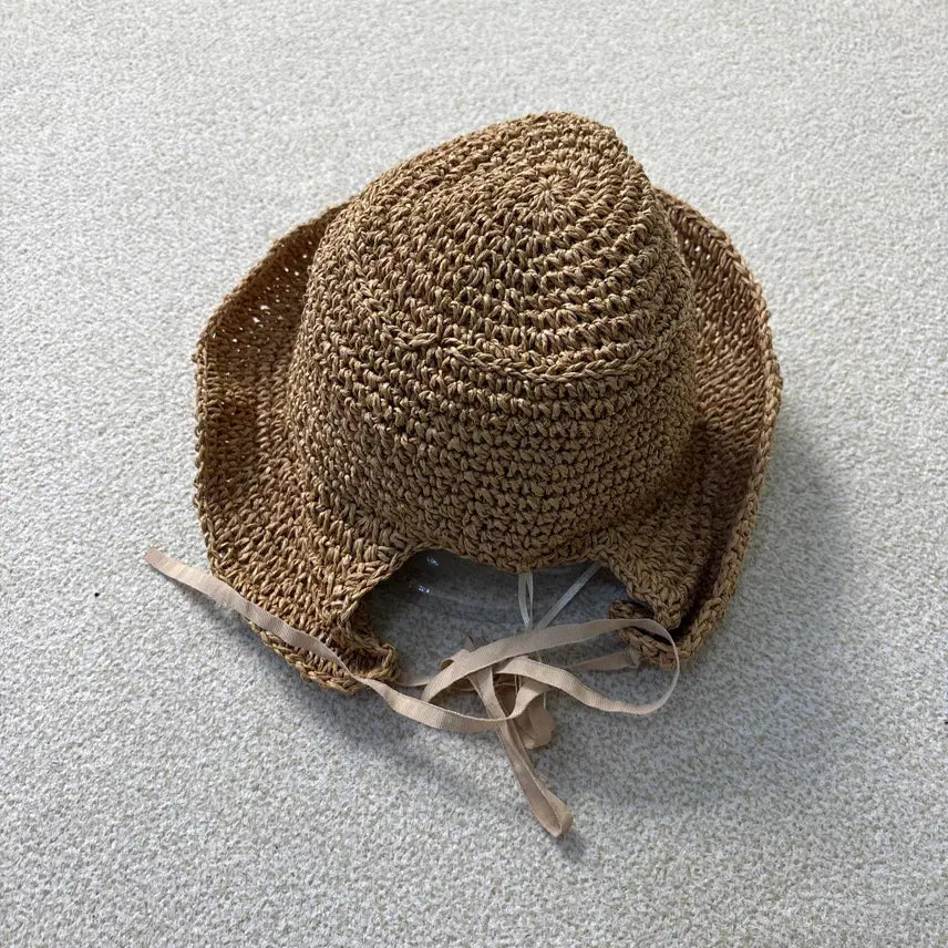 [BUNJANG] The Days 56cm Summer Straw Sun Hat / 56cm 더 데이즈 여름 밀짚 썬햇 1014K2