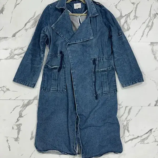 [BUNJANG] Suncoo Denim Trench Coat / Suncoo 데님 트렌치코트