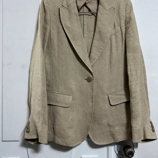 [BUNJANG] Weekend Max Mara Linen Blazer / 위켄드믹스마라 린넨 블레이저