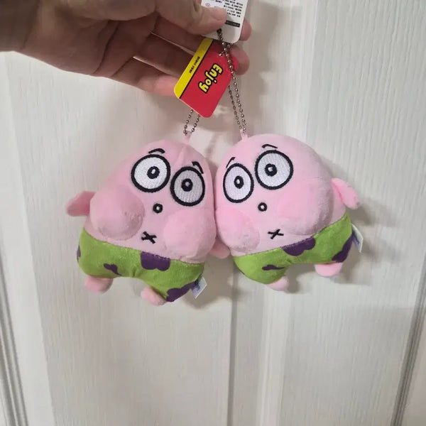 [BUNJANG] SpongeBob Patrick Star Plush Keychain / 스폰지밥 뚱이 인형 키링