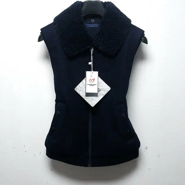 [BUNJANG] Master Bunny Functional Golf Goose Down Zip-Up Vest / 마스터바니 기능성 골프스판 방풍 구스다운 집업베스트(정품.새상품)