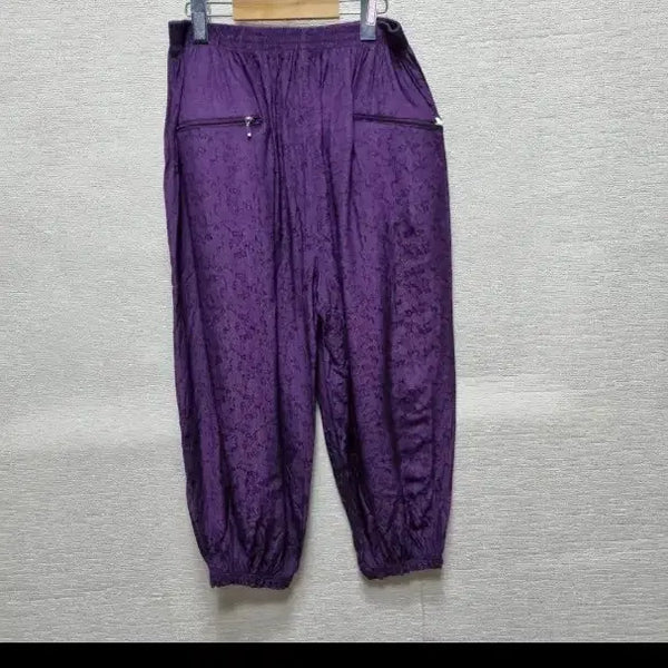 [BUNJANG] Purple Patterned Rayon Pants / a223 인견 바지