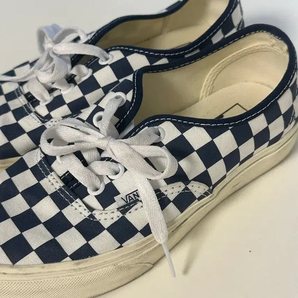 [BUNJANG] Vans Authentic Pro Checkerboard Navy (225) / 반스 어센틱 프로 체커보드 네이비 (225)