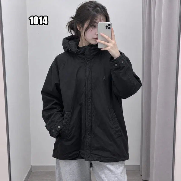 [BUNJANG] Beanpole Black Hooded Field Jacket / M 빈폴 블랙 후드 야상 후드 자켓