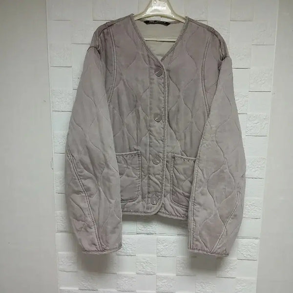 [BUNJANG] Zara Quilted Jacket Lavender / 새거) 자라 퀼팅 자켓 회보라