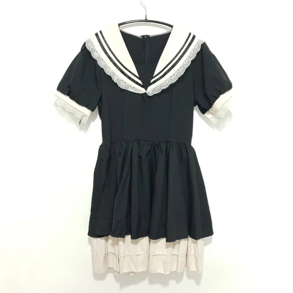 [BUNJANG] Sailor Collar Dress / 양산형 세일러카라 원피스 F_S0769