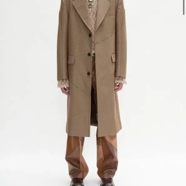 [BUNJANG] Andersson Bell Check Single Coat (Size M) / 앤더슨벨 체크 싱글코트 M