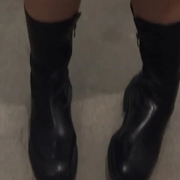[BUNJANG] Mid-Calf Boots / 무신사 미들부츠