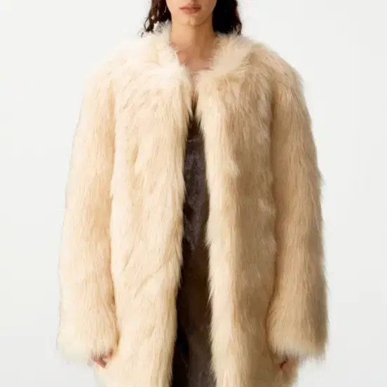 [BUNJANG] Coor Faux Fur Jacket / 쿠어 퍼자켓 새상품 coor