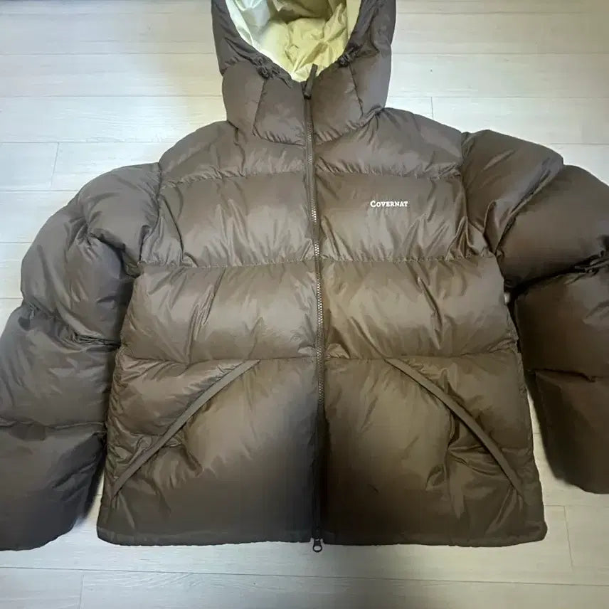[BUNJANG] Covernat Civic Padded Jacket Brown / 커버낫 씨빅 패딩 브라운