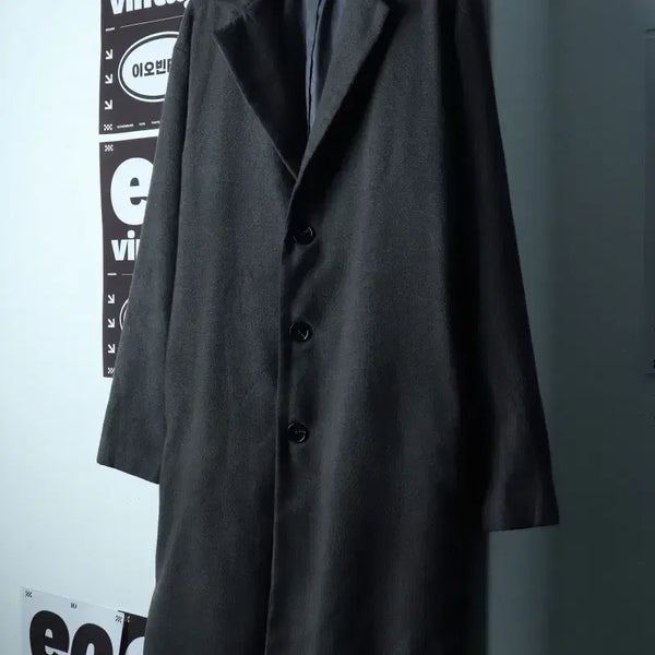 [BUNJANG] Crump Coat Jacket Grey Single / (L-XL) 크럼프 코트자켓 그레이 싱글 아메카지-H41524